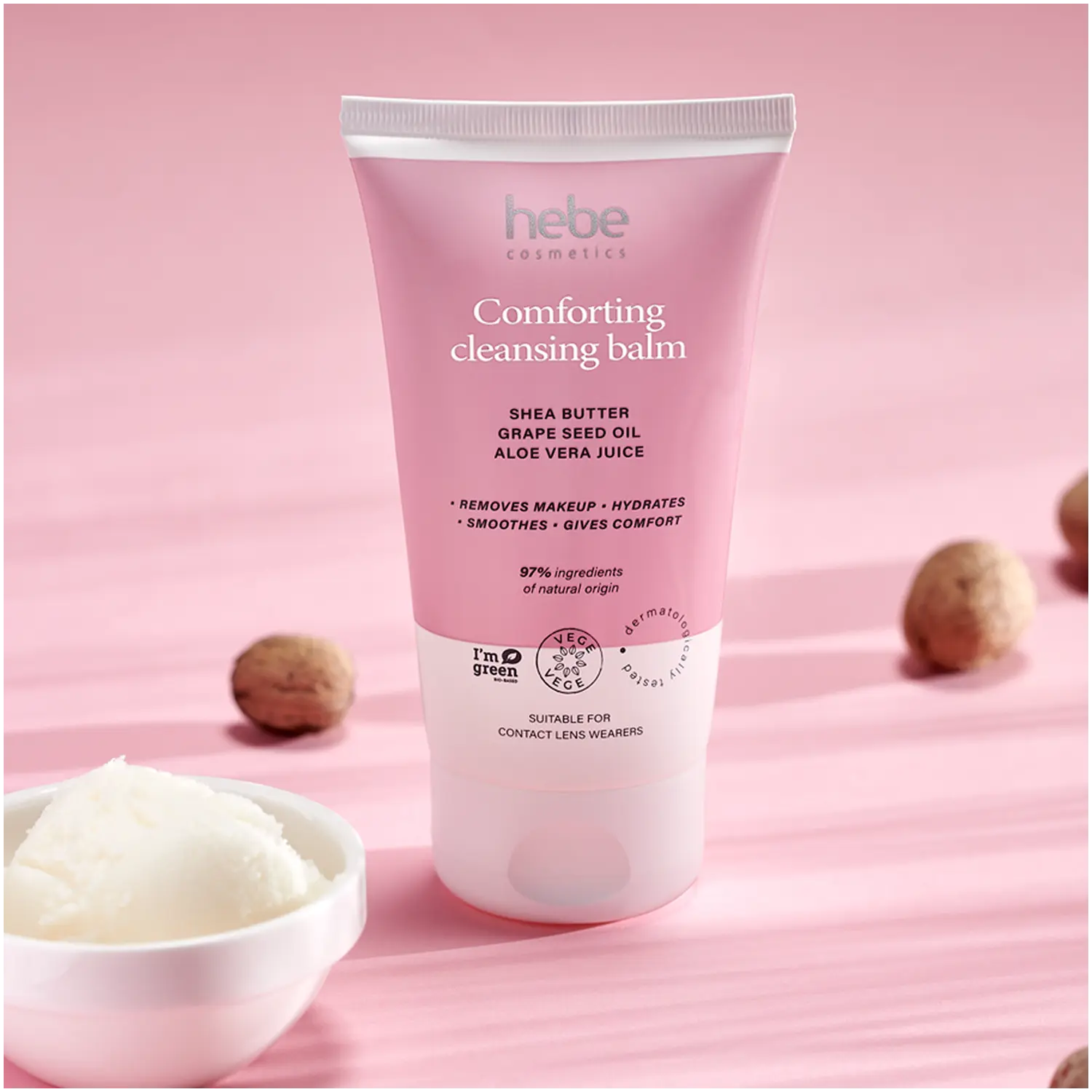 

Hebe Cosmetics комфортный бальзам для снятия макияжа, 150 мл