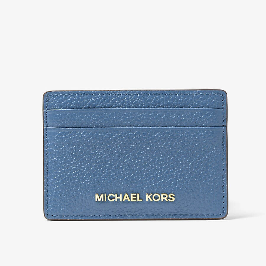 

Визитница Michael Michael Kors Pebbled Leather, синий