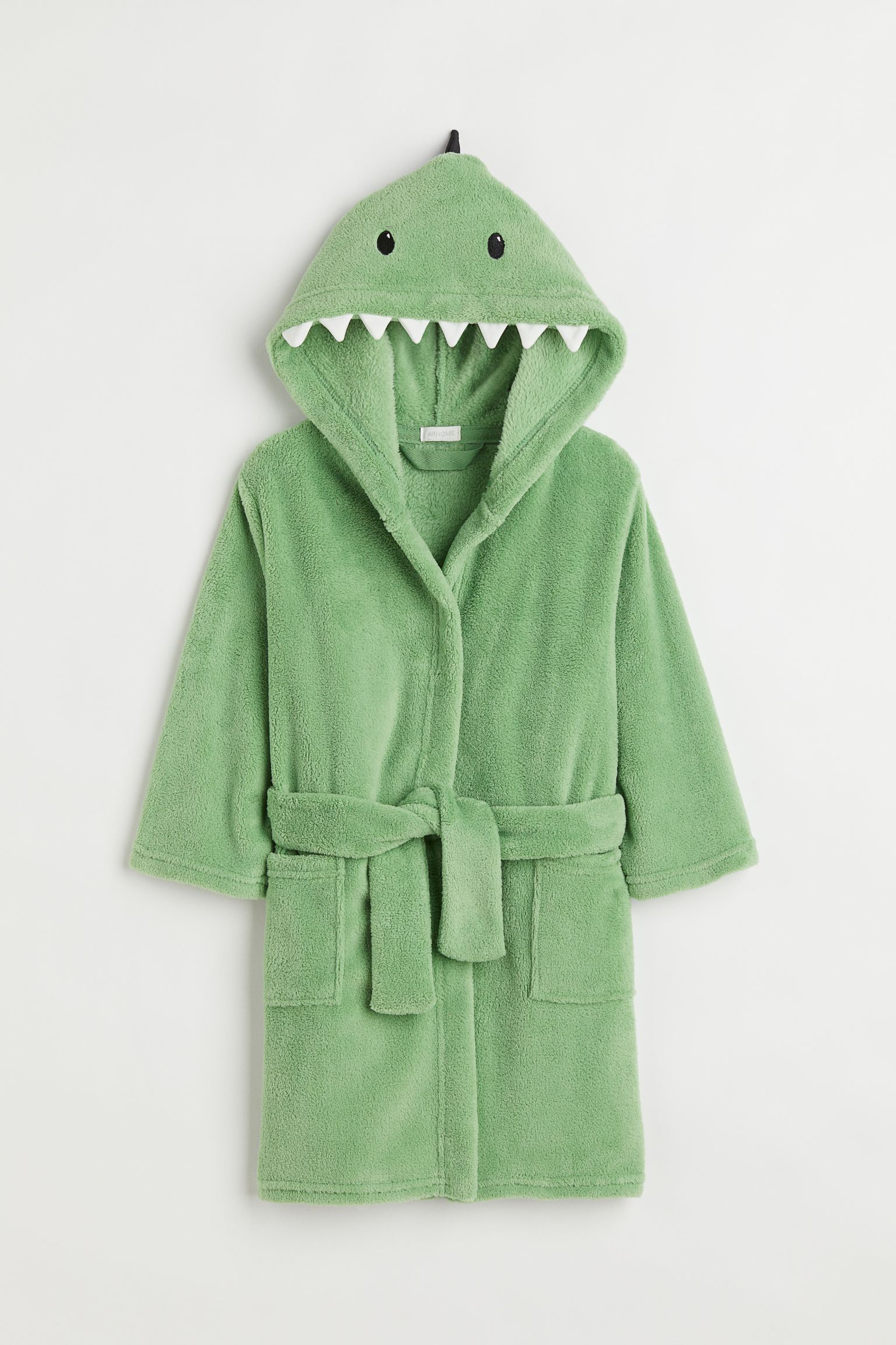 Халат H&M Home Dinosaur, зеленый женский халат с вышивкой царица белый