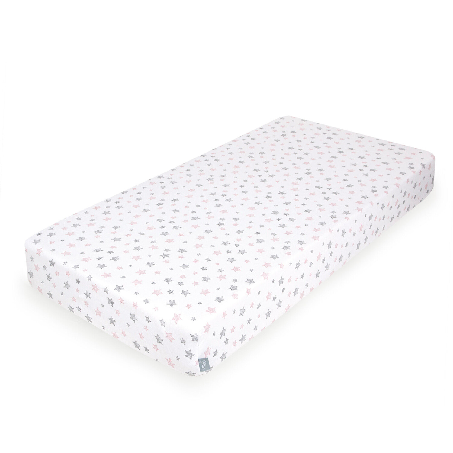

Ceba Baby Czas na melanż трикотажная простыня 120x60 см Pink Stars, 1 шт.