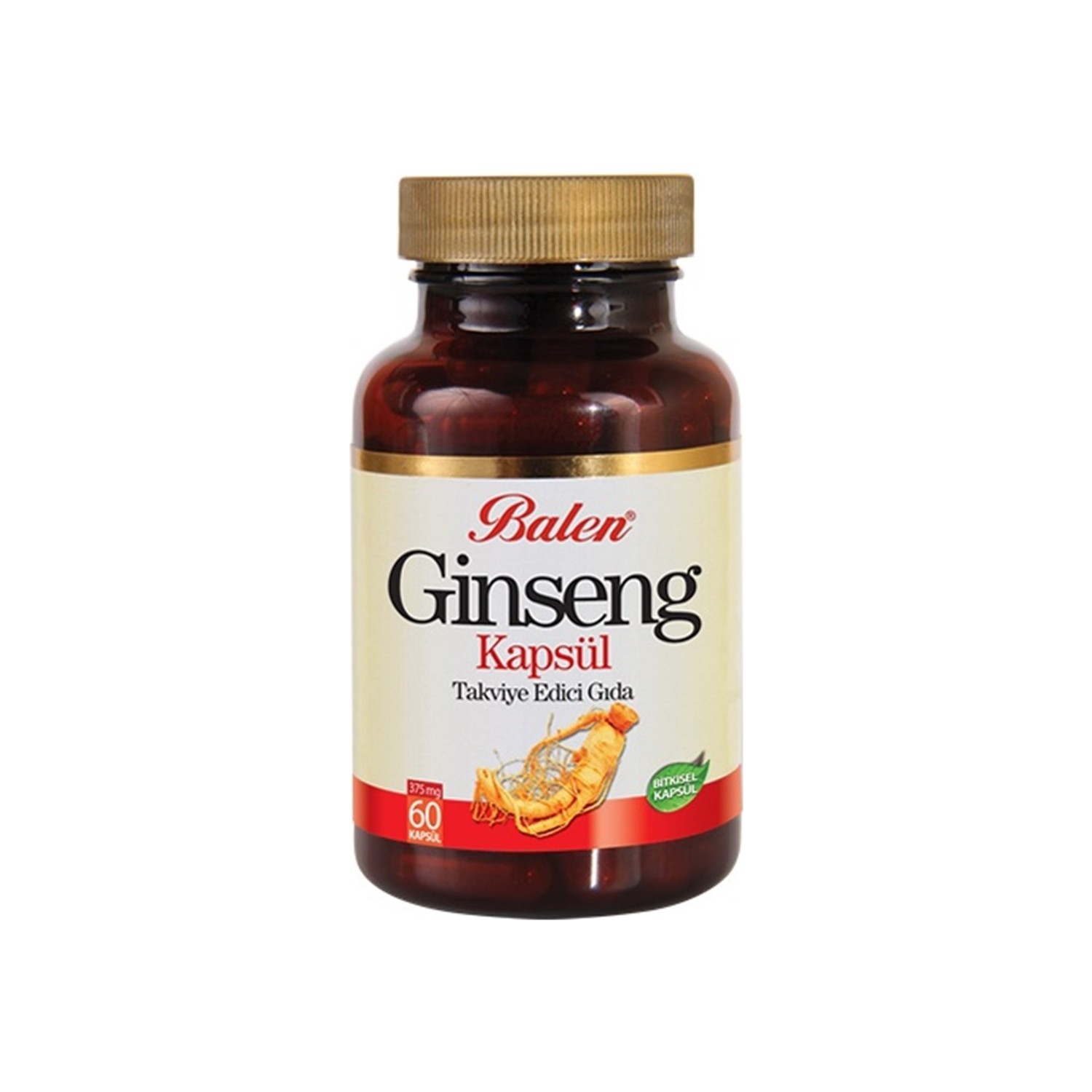 Красный женьшень Balen Capsules, 375 мг, 60 капсул terry naturally hrg80 red ginseng energy 30 капсул