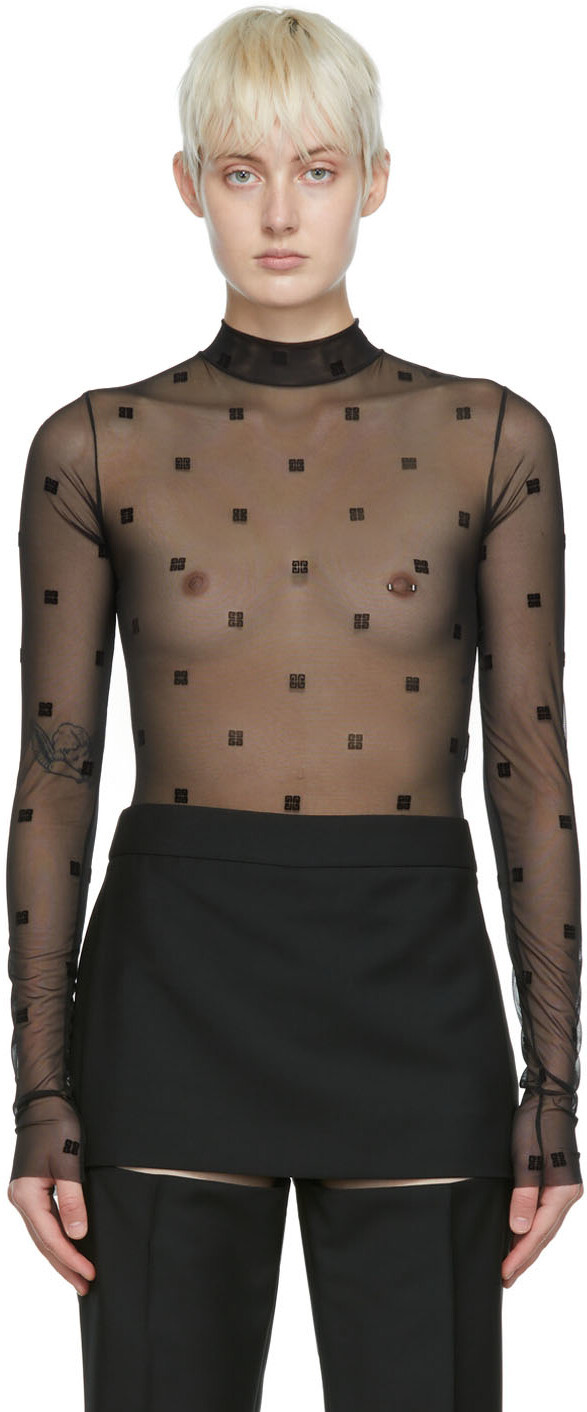 

Черный боди 4G Givenchy