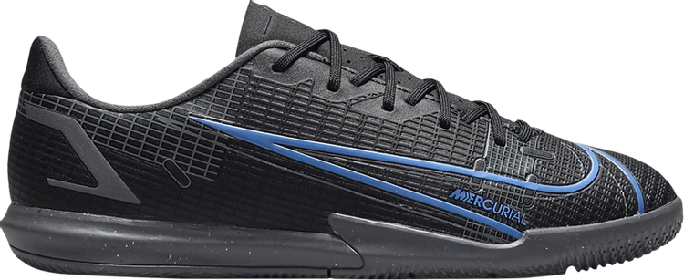 кроссовки nike mercurial superfly 8 academy ic gs black photo blue черный Кроссовки Nike Mercurial Vapor 14 Academy IC GS 'Black Photo Blue', черный