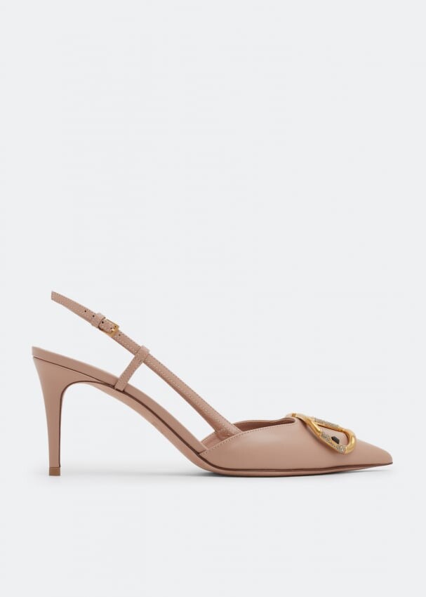 

Туфли VALENTINO GARAVANI VLogo Signature pumps, бежевый