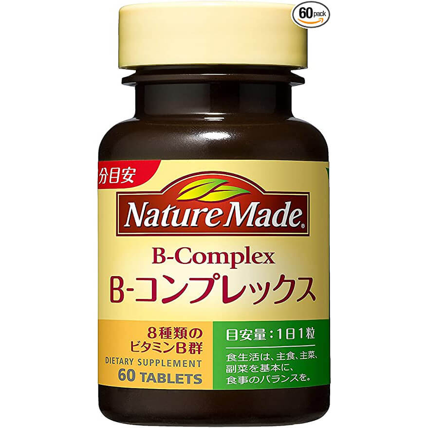 Комплекс витаминов группы В Nature Made, 60 таблеток комплекс витаминов группы в nu u nutrition 180 таблеток