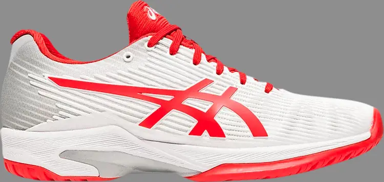 

Кроссовки wmns solution speed 'white fiery red' Asics, белый