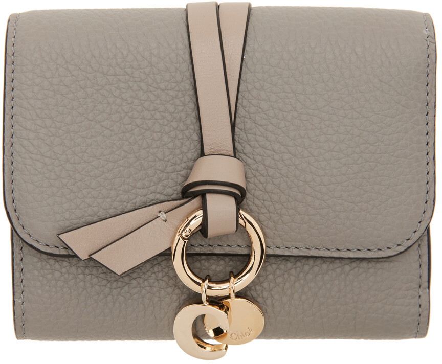 

Серый бумажник Alphabet Trifold Chloé