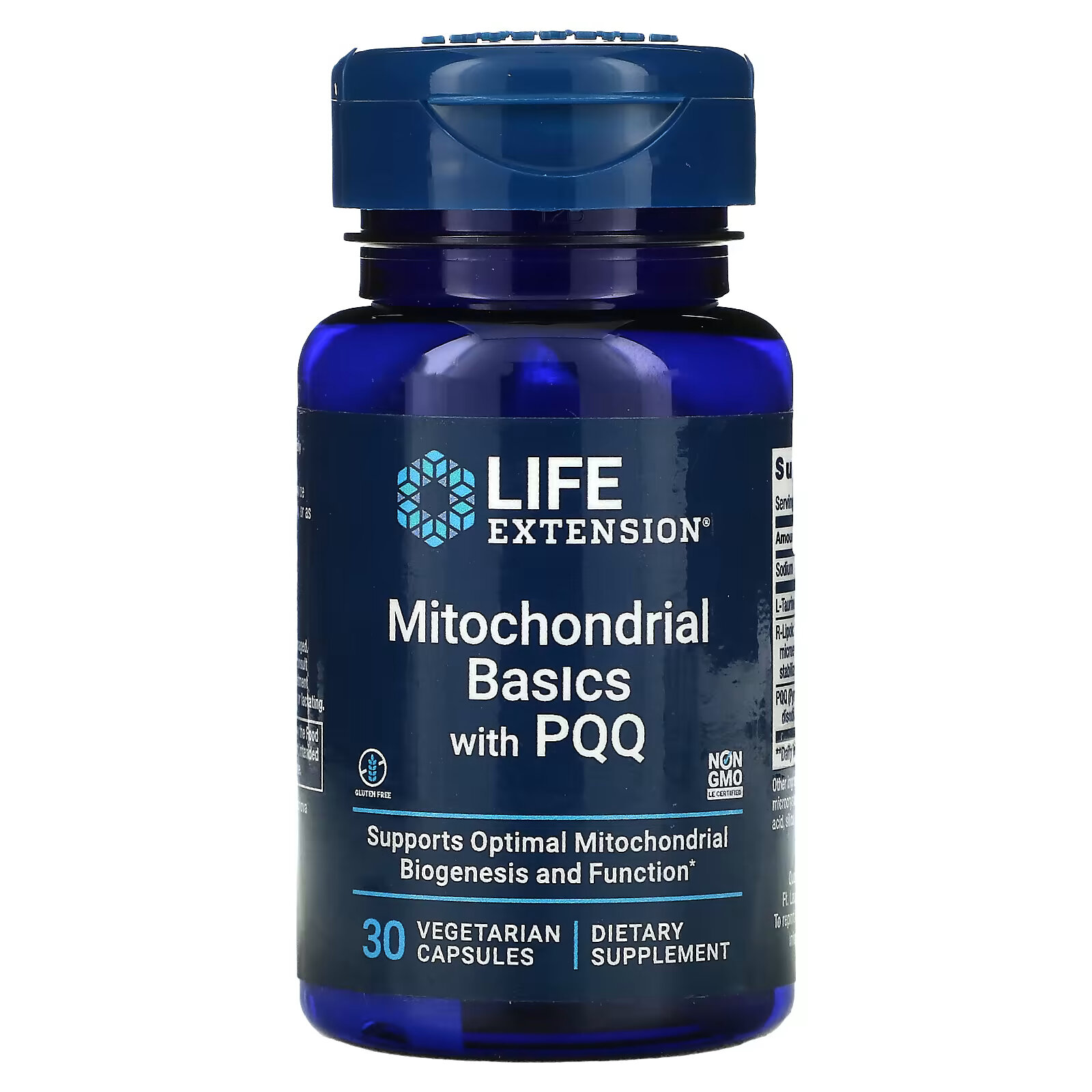 Life Extension, Mitochondrial Basics с PQQ, 30 капсул life extension cognitex basics 30 мягких желатиновых капсул