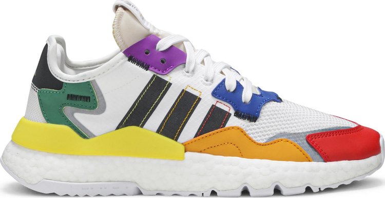 Кроссовки Adidas Nite Jogger 'Pride', многоцветный