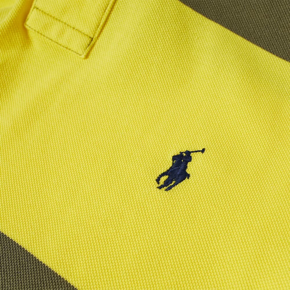 

Футболка Polo Ralph Lauren Block Striped Polo, Желтый