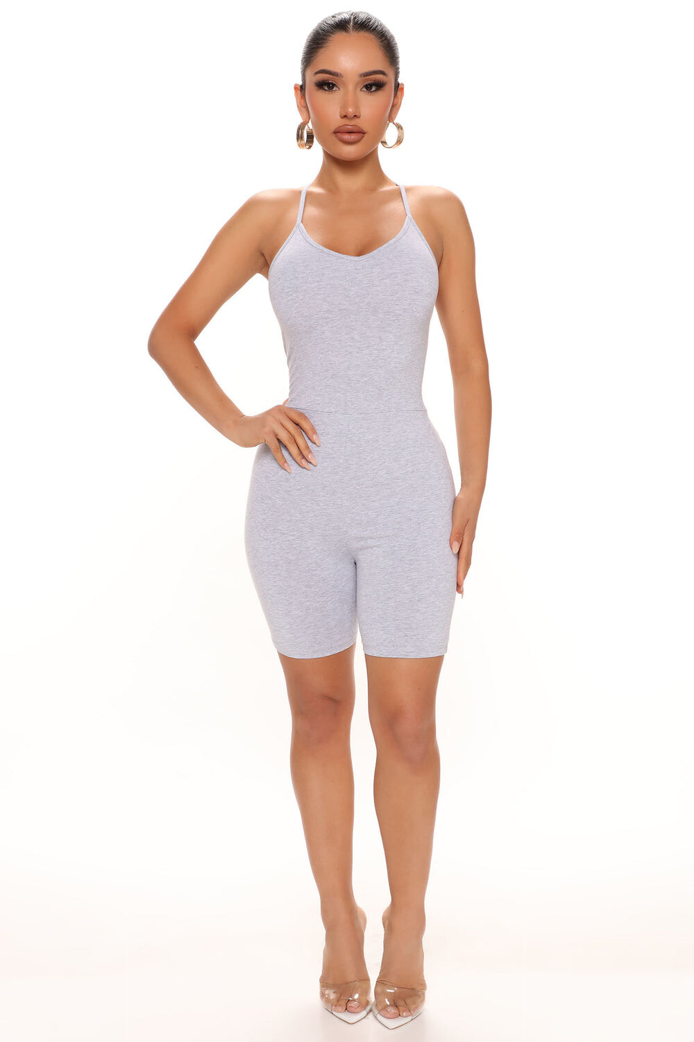 

Комбинезон Fashion Nova 73298, серый