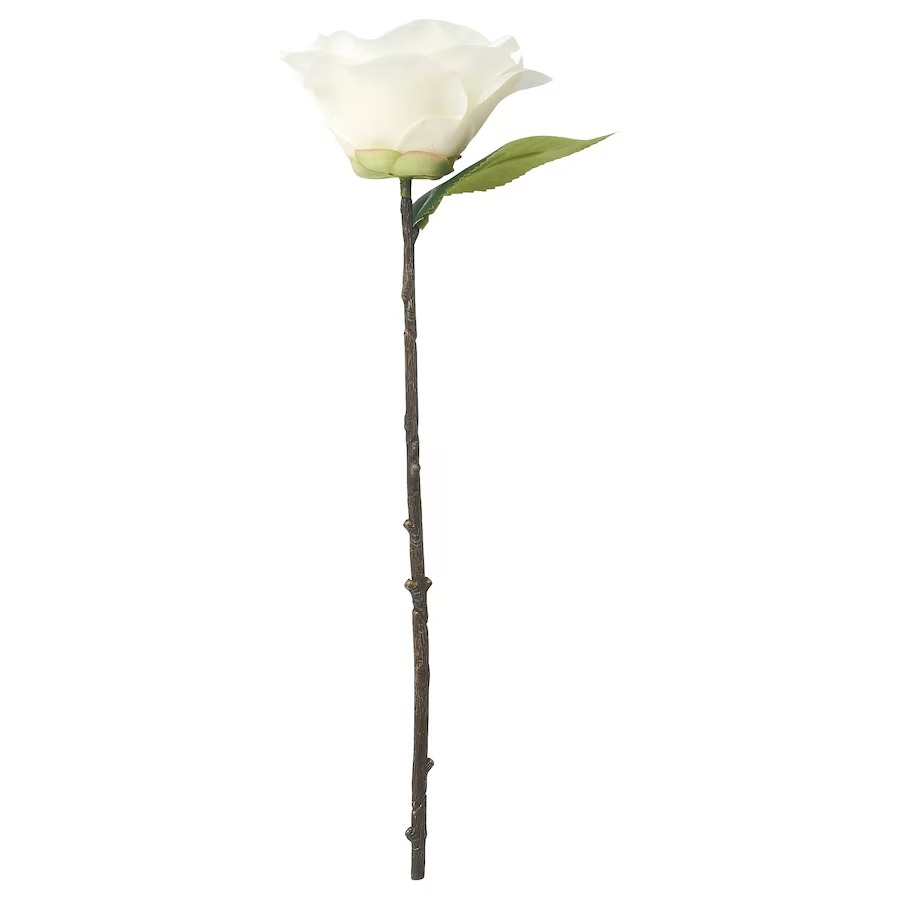 Искусственный цветок камелия Ikea Smycka For Indoor Outdoor Use, белый, 28 см