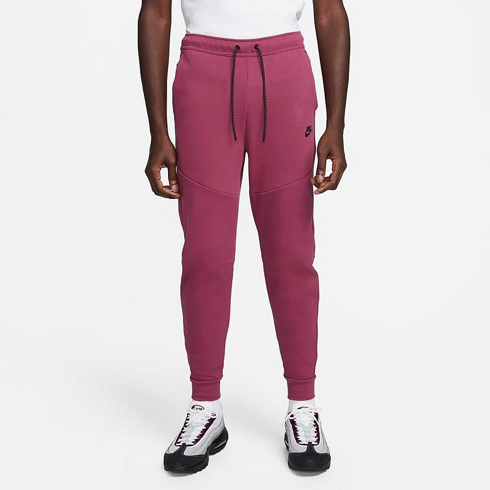

Брюки-джоггеры Nike Tech Fleece Taped, бордовый