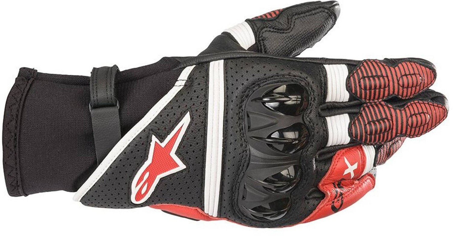 

Мотоциклетные перчатки Alpinestars GP X V2, черный/белый/красный