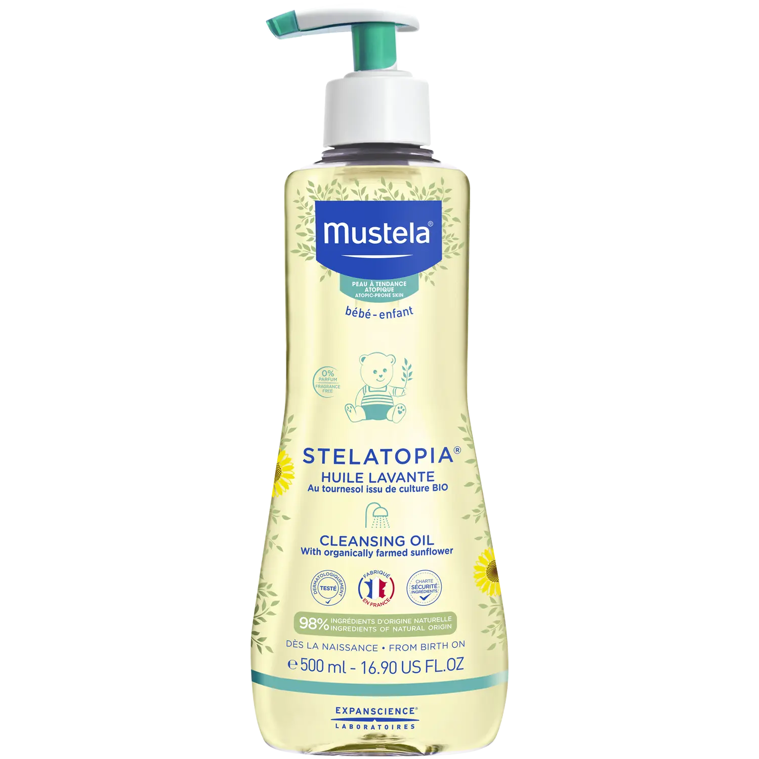 

Mustela Stelatopia масло для стирки, 500 мл