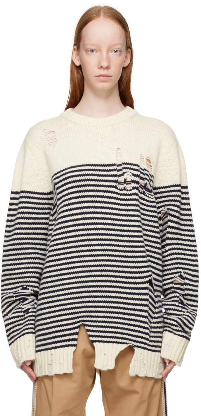 

Свитер Off-White Mega Shred Charles Jeffrey Loverboy, Серый