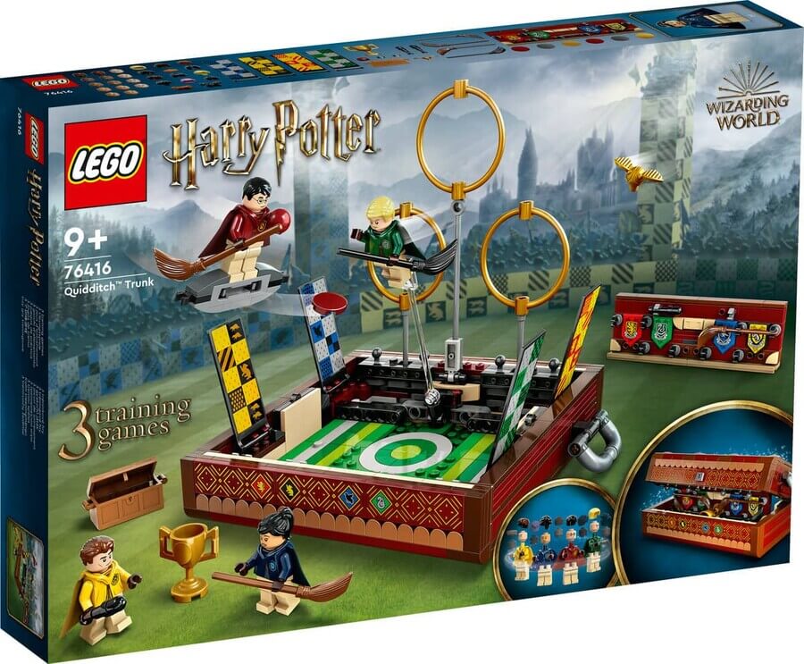 Конструктор Lego 76416 Harry Potter Чемодан для квиддича конструктор lego harry potter 76399 волшебный чемодан хогвартса