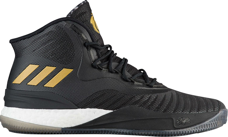 Adidas d rose 8 black gold on sale