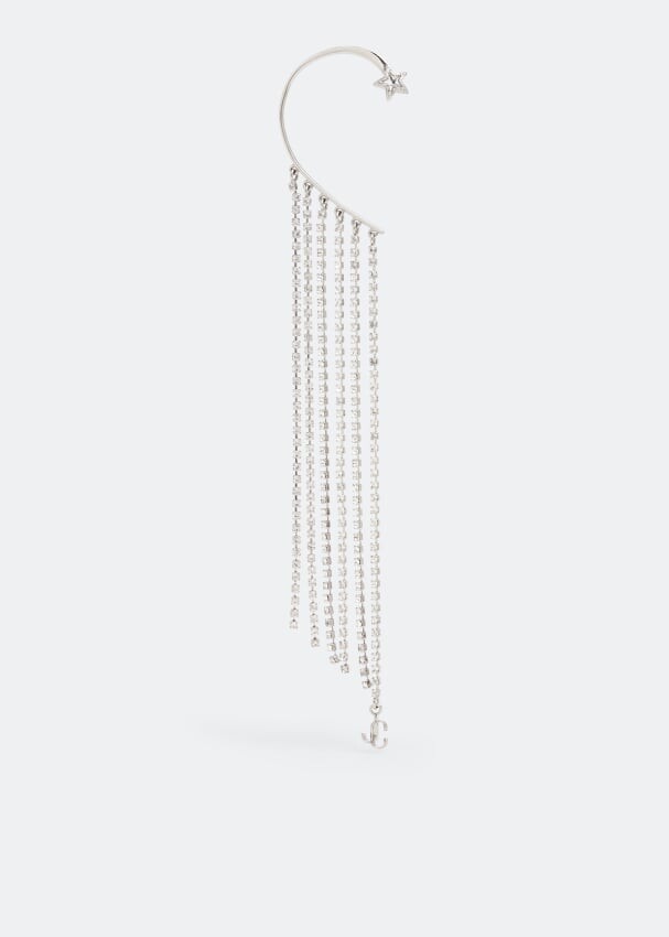 

Серьги JIMMY CHOO Right Fringe ear cuff, серебряный