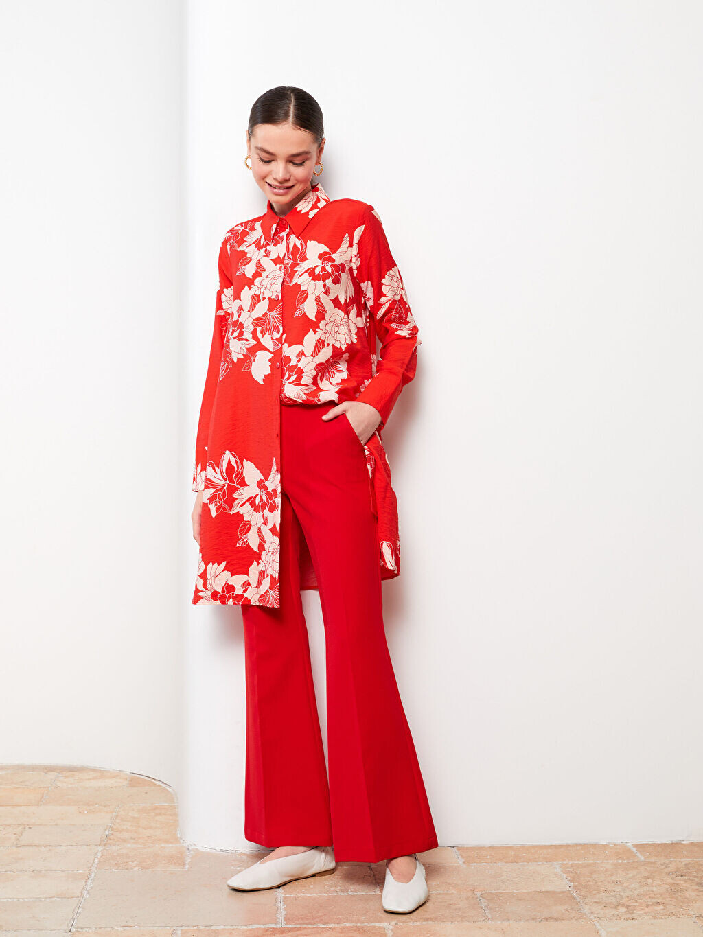 

Прямые женские брюки стандартного кроя LCW Modest