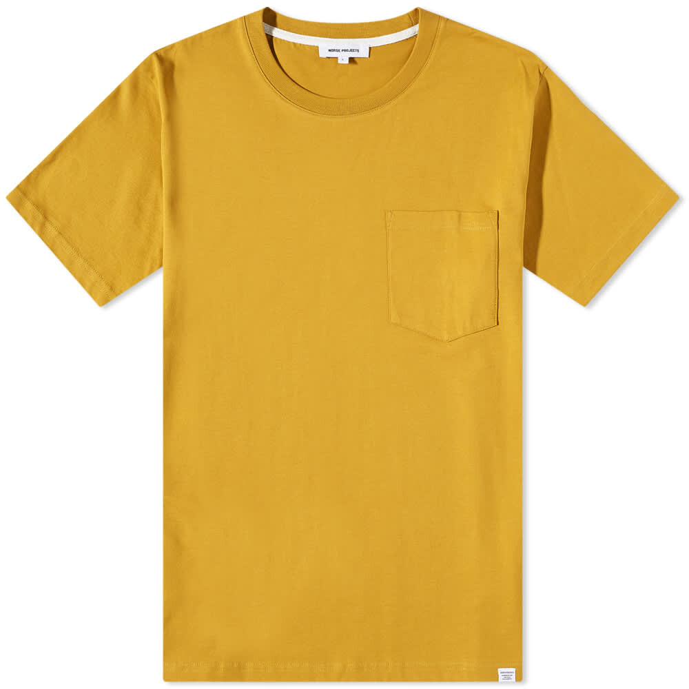 

Футболка Norse Projects Johannes Standard Pocket Tee, Желтый