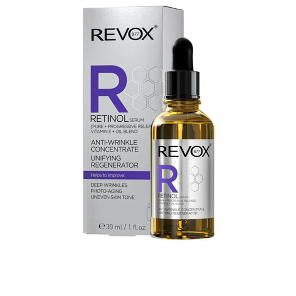 уход за лицом revox b77 сыворотка для лица питательная с комплексом масел Крем против морщин Retinol unifying regenerator serum Revox, 30 мл