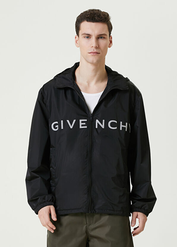 

Пальто с капюшоном и логотипом Givenchy, черный