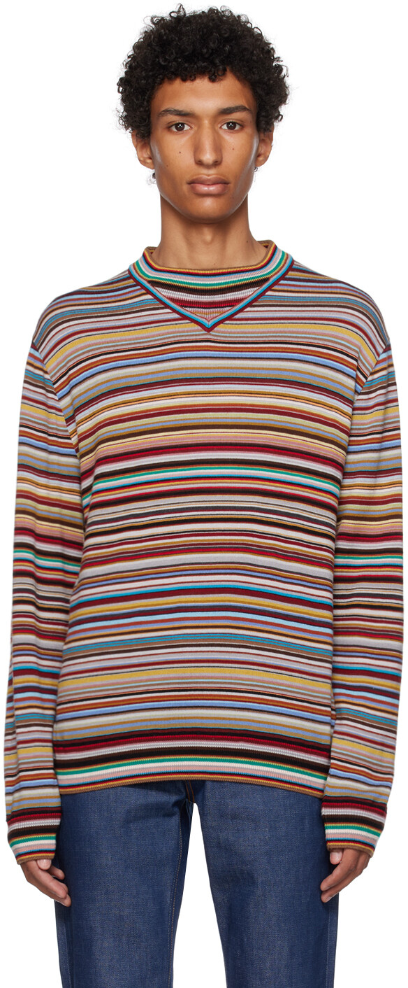 

Свитер в разноцветную полоску Paul Smith