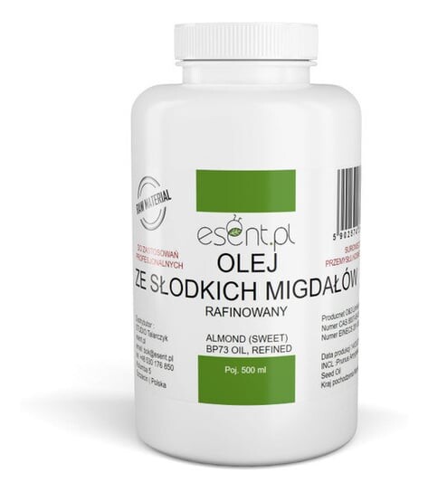 

Масло сладкого миндаля, рафинированное, 500 мл Esent