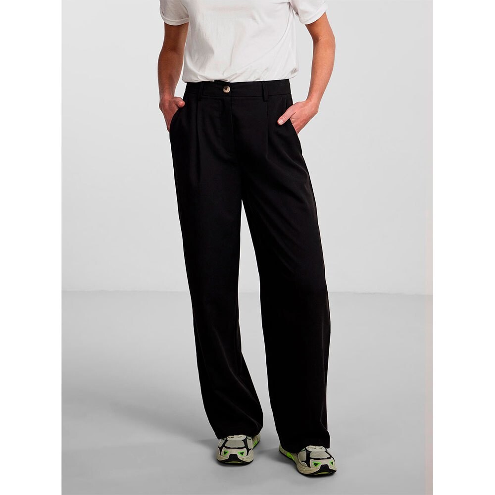 

Брюки Pieces Thelma High Waist, черный