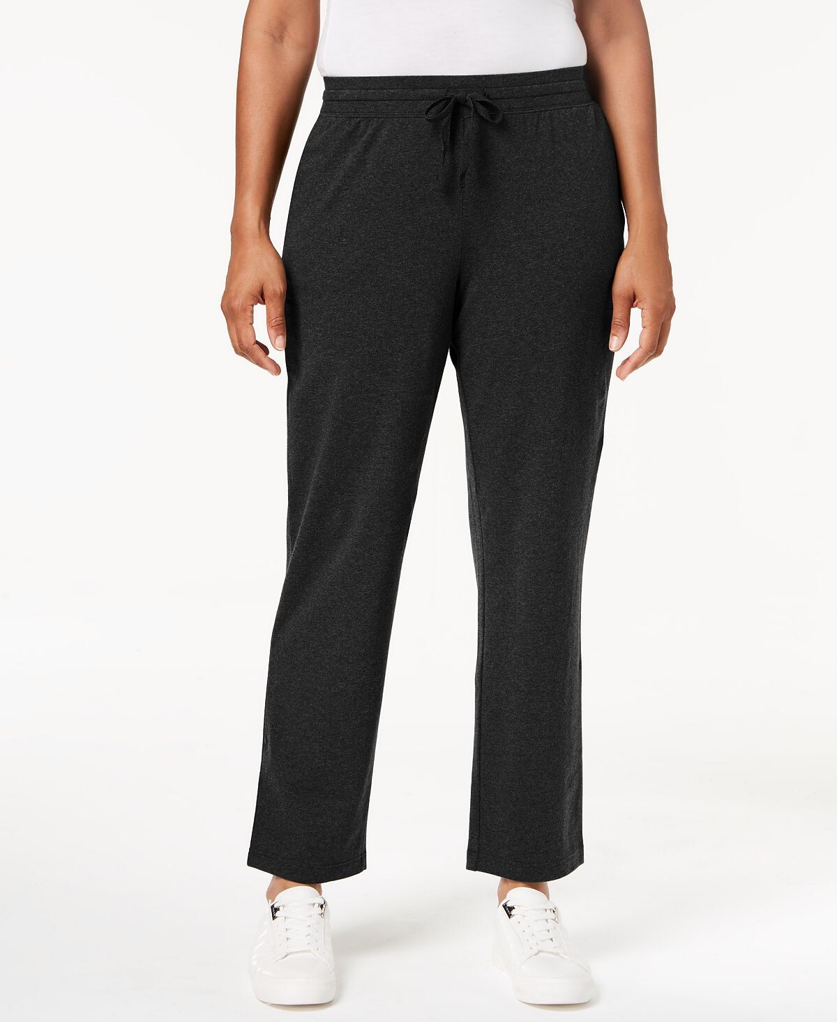

Спортивные прямые брюки с кулиской, созданные для macy's Karen Scott, мульти