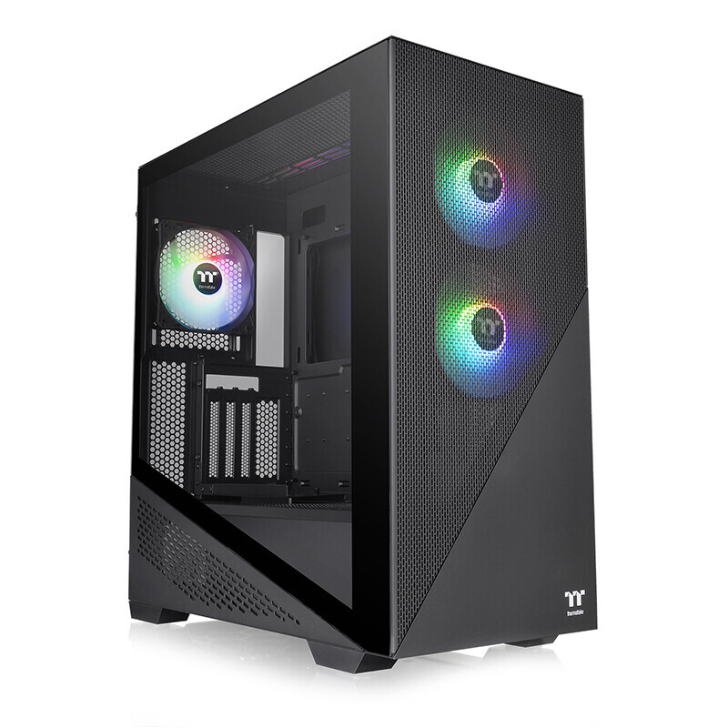 

Корпус Thermaltake Divider 370 TG ARGB, Mid Tower, черный
