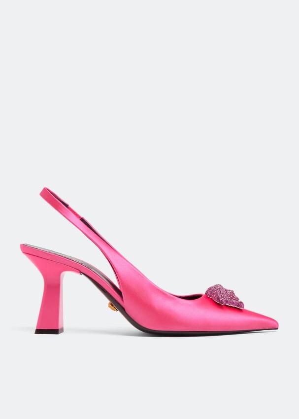 

Туфли VERSACE La Medusa slingback pumps, розовый
