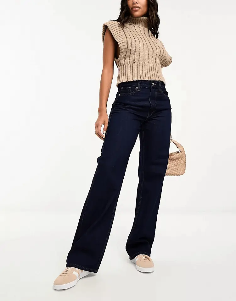 

Джинсы River Island Straight Leg, темно-синий