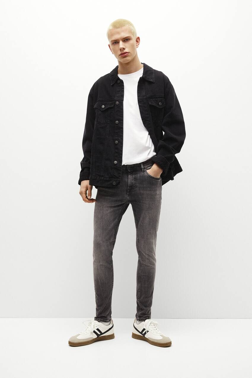 

Узкие джинсы Pull&Bear, темно-серый
