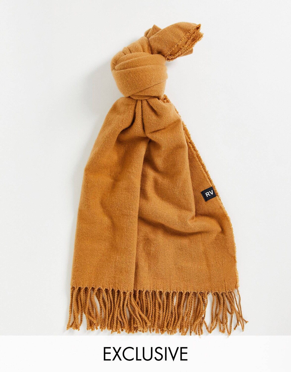

Бежевый шарф-одеяло унисекс в стиле ретро Reclaimed Vintage - CAMEL