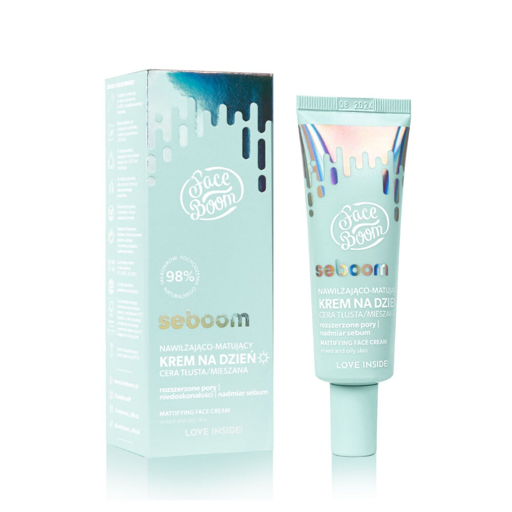 

Face Boom Seboom увлажняющий и матирующий крем для лица дневной Morning Benefactor 50мл