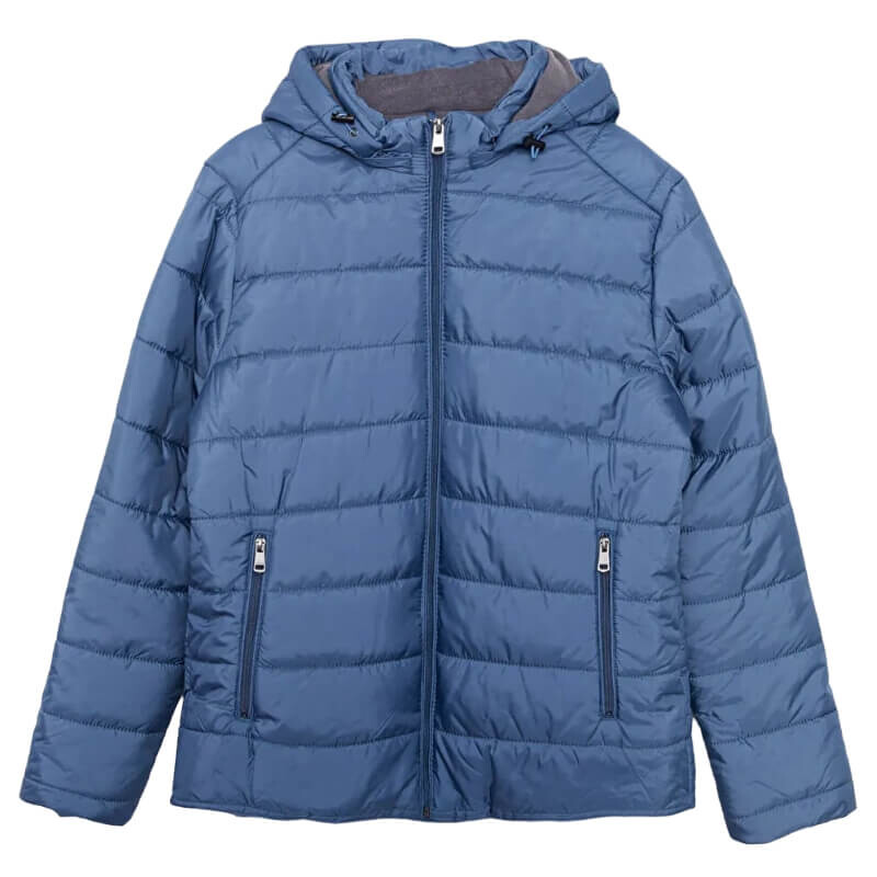 

Куртка LC Waikiki Classic Standard Pattern Hooded, индиго, Синий
