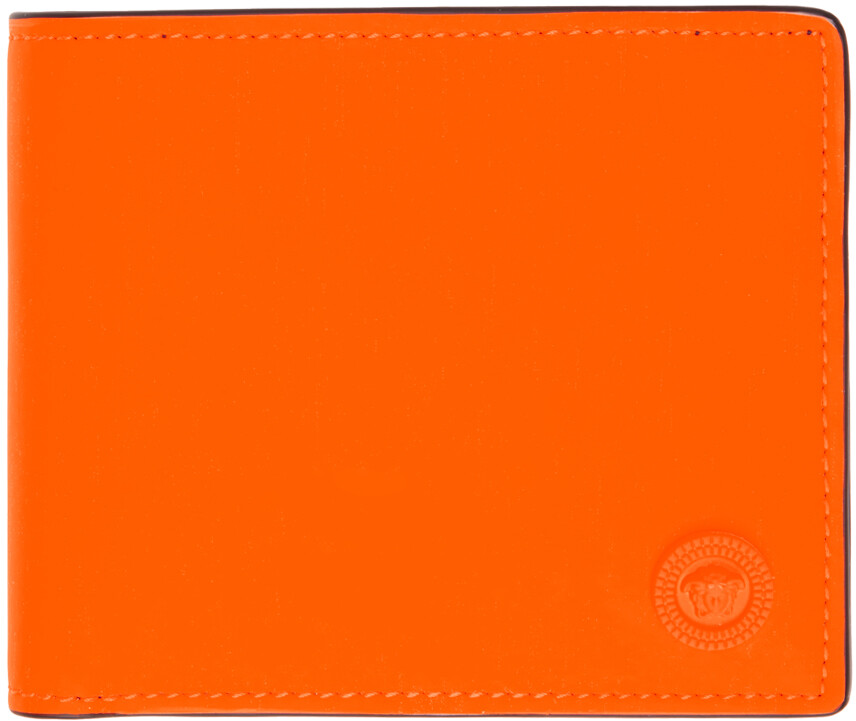 

Оранжевый бумажник Medusa Biggie Bifold Versace