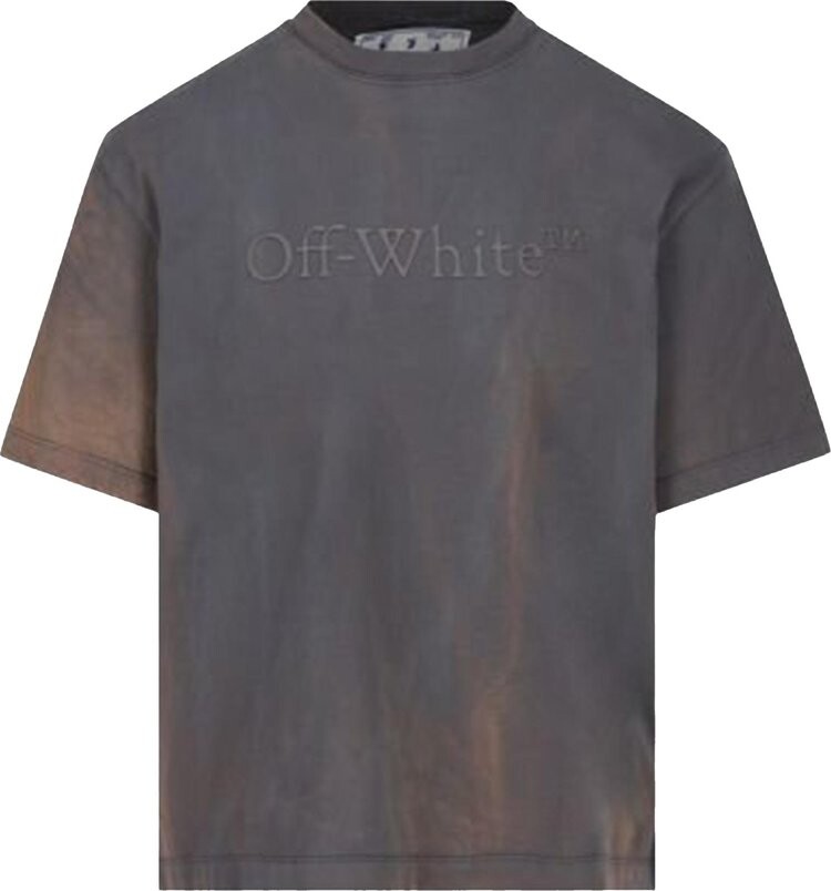 

Футболка Off-White Bookish Laund Skate T-Shirt Petrol, синий