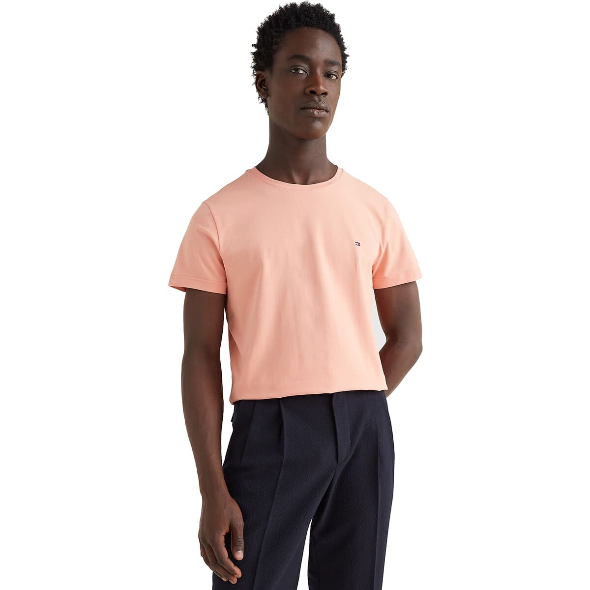 

Футболка Tommy Hilfiger Slim Fit, светло-оранжевый