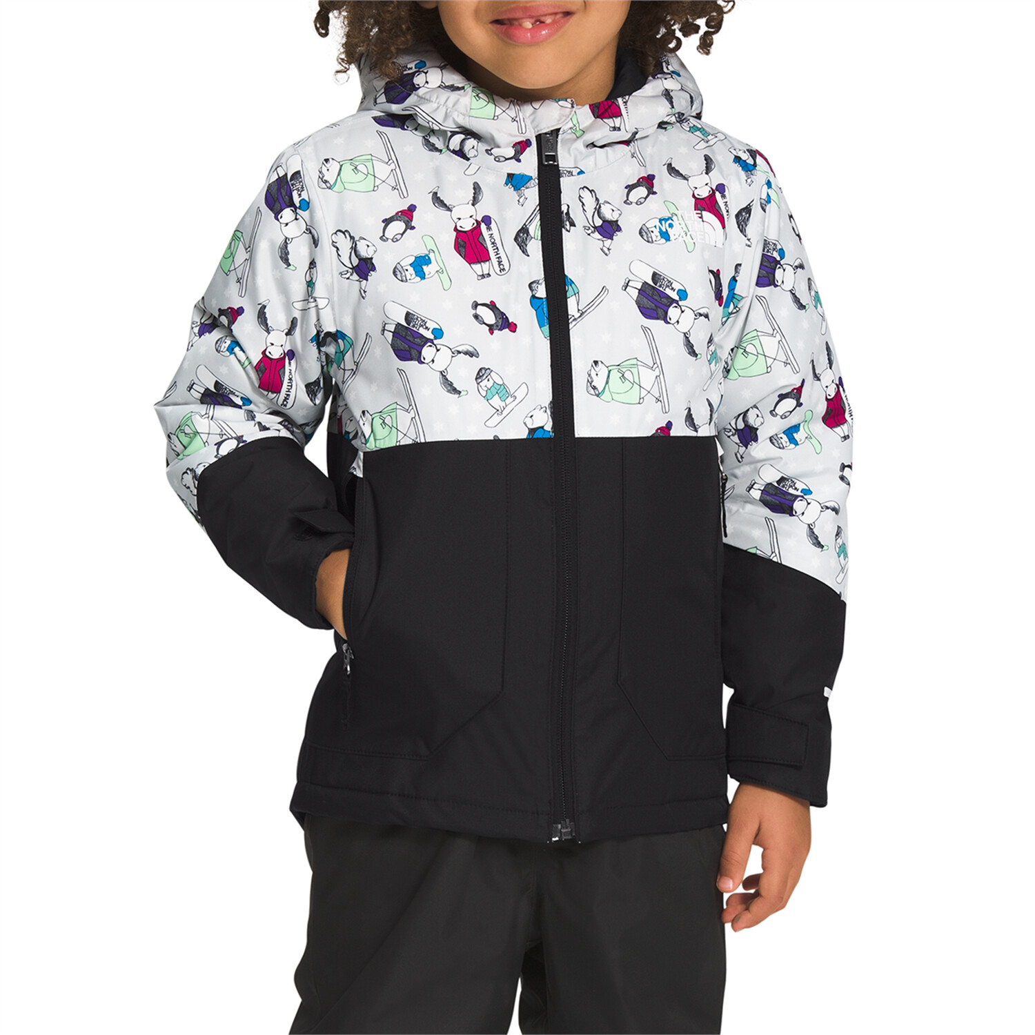

Куртка The North Face для малышей утепленная, серый