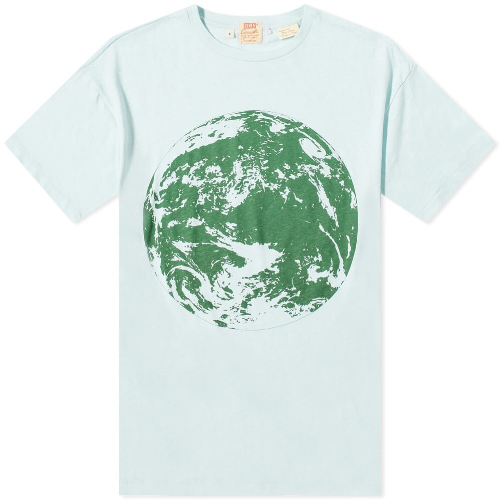 

Футболка Levis Vintage Clothing Planet Earth, светло-голубой, Синий