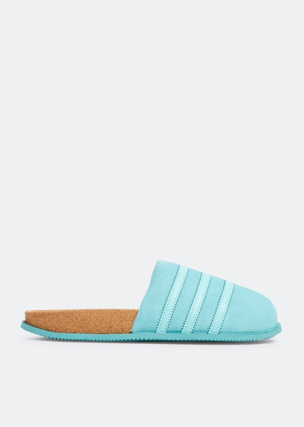 

Шлепанцы ADIDAS Adimule Lea slides, синий