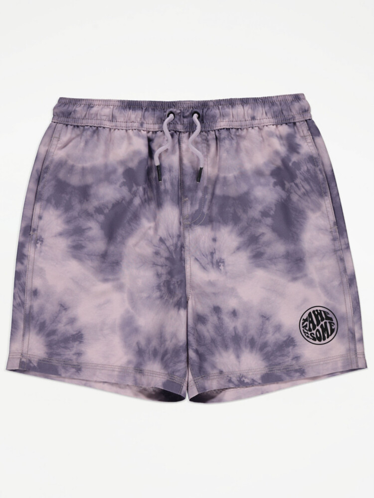 

Плавки-шорты с надписью Tie Dye Stay Awesome George.