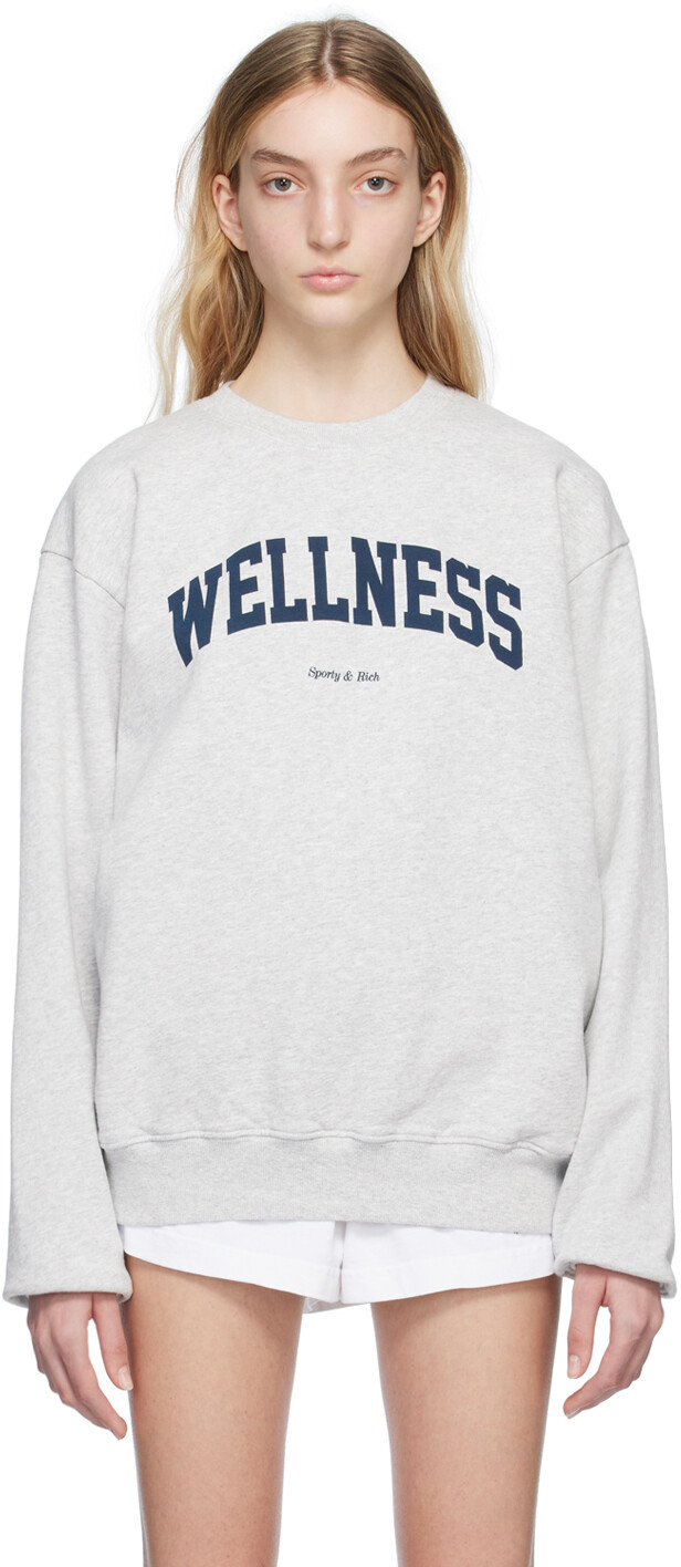 

Серый свитшот Wellness Ivy Sporty & Rich