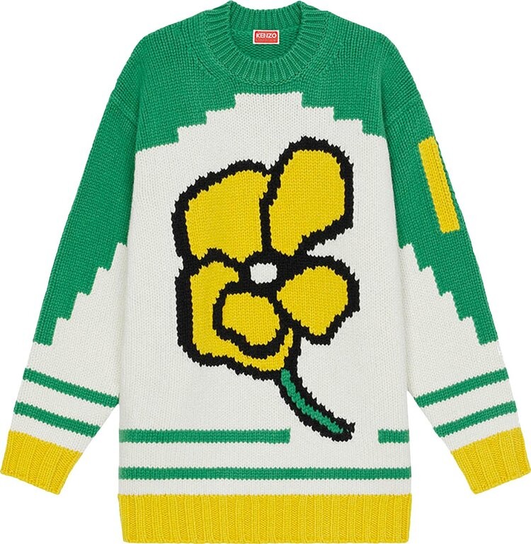 

Джемпер Kenzo Seasonal Graphic Jumper 'Grass Green', зеленый