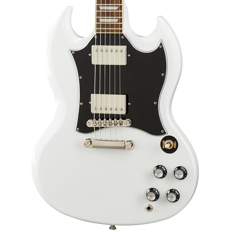 

Стандартная электрогитара Epiphone SG в альпийском белом цвете EISSBAWNH1