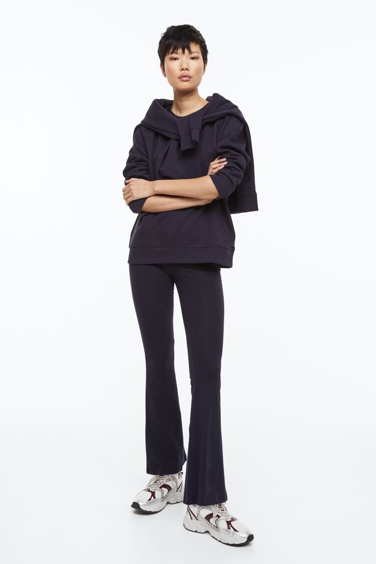 

Расклешенные леггинсы H&M, темно-синий