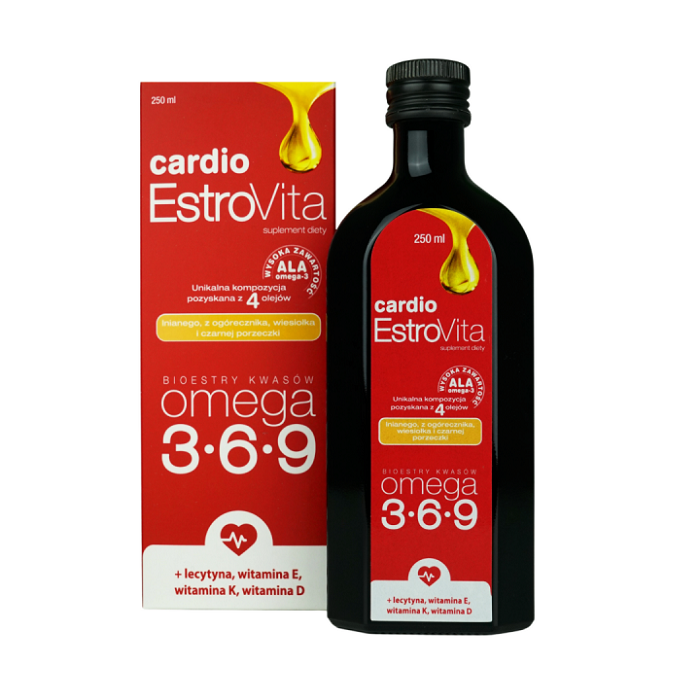цена Estrovita Cardio препарат поддерживающий сердечно-сосудистую систему, 250 ml